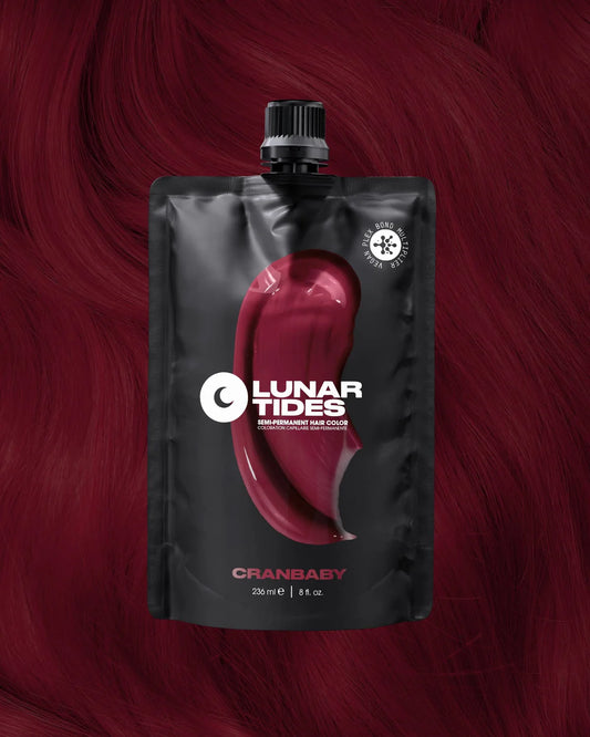 semi-permanente Haartönung Cranbaby in dem Farbton kräftiges, dunkles Rot von Lunar Tides