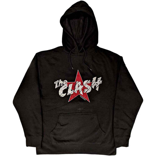 Lizensierter Pullover The Clash Star Logo Band-Hoodie