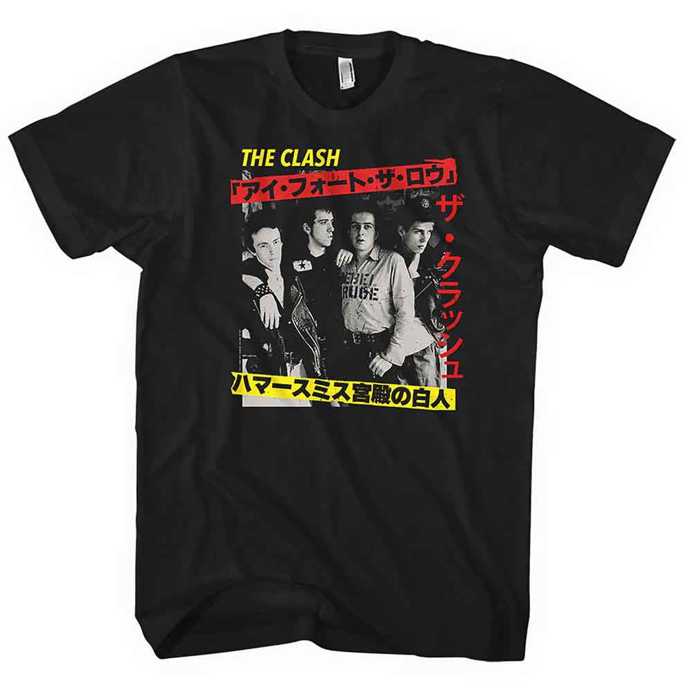 Lizensiertes The Clash Kanji Bandshirt