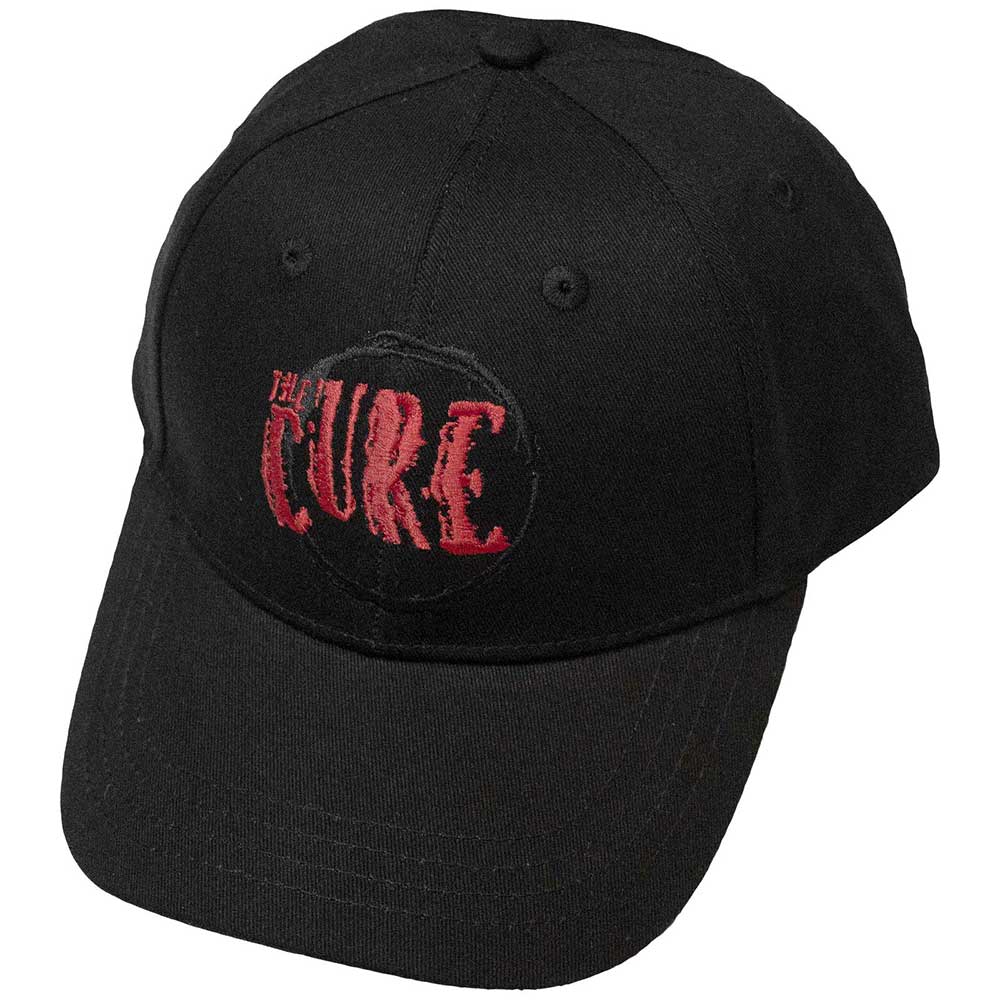 Schwarze Schirmmütze The Cure Circle Logo Baseball Cap