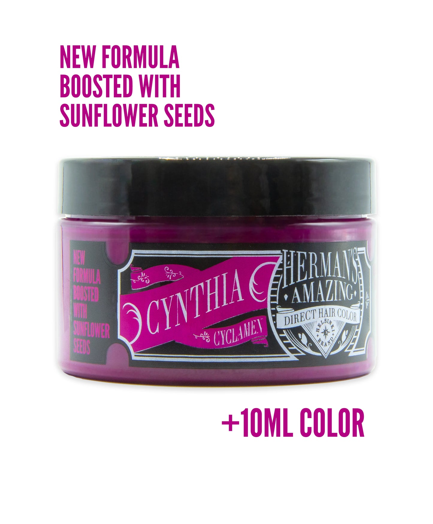 semi-permanente Haartönung CYNTHIA CYCLAMEN in dem Farbton Magenta von Herman's Amazing