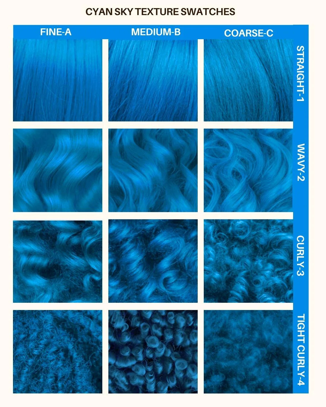 semi-permanente Haartönung Cyan Sky in dem Farbton Himmelblau von Lunar Tides