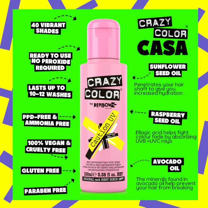 CAUTION UV Haartönung Crazy Color