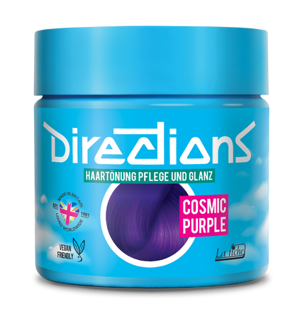 semi-permanente Haartönung COSMIC PURPLE in dem Farbton Lila von Directions