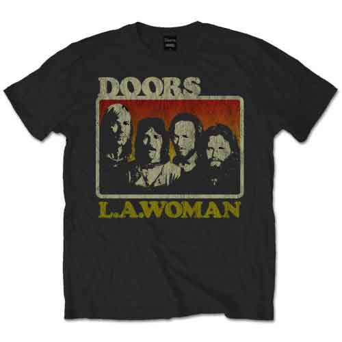 Lizensiertes The Doors LA Woman Bandshirt mit klassischem Albumcoverprint