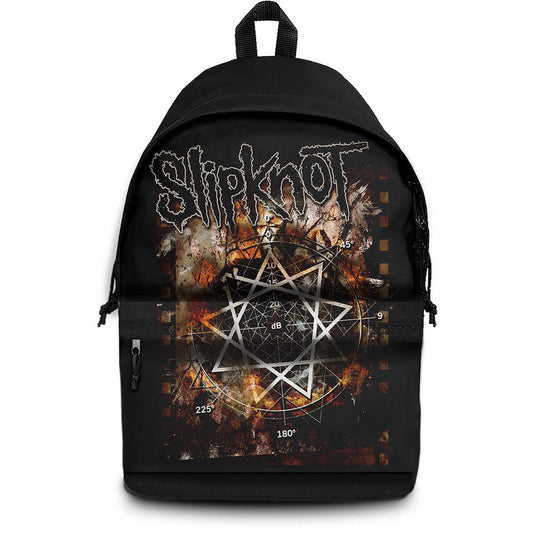 Schwarzer Rucksack Slipknot Pentagram Backpack