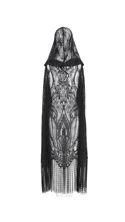 Boho Witch Hood Vest Cape