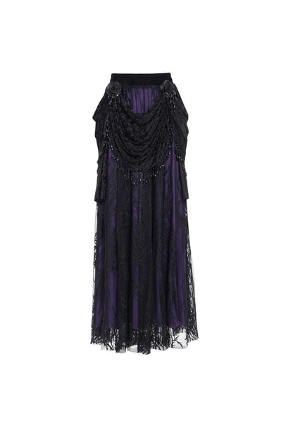Divine Darkness Skirt Purple Eva Lady