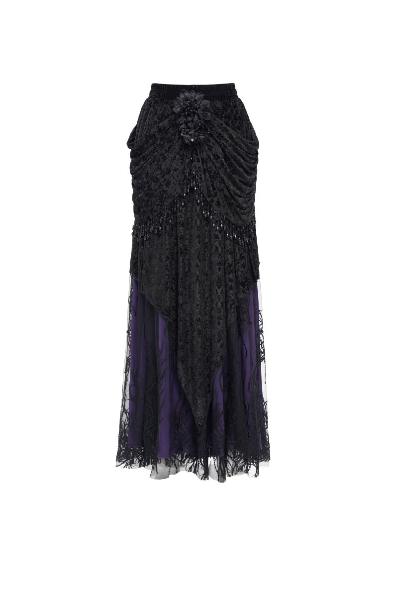 Divine Darkness Skirt Purple Eva Lady