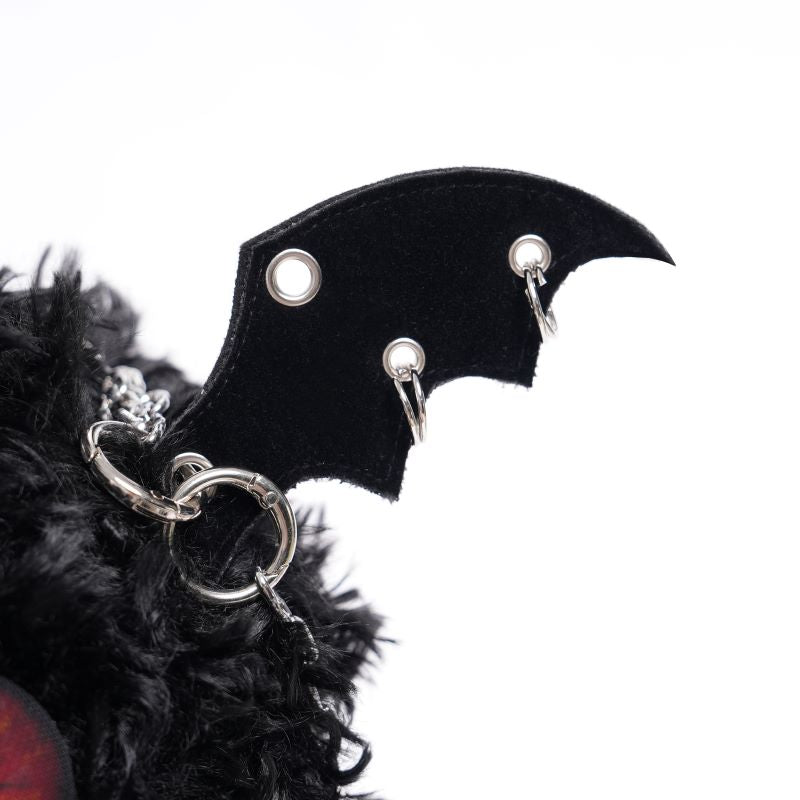 Schwarze Tasche Devil's Familiar Plush Hand Bag Devil Fashion in niedlichem Dämonendesign von RNG