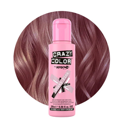 semi-permanente Haartönung Dusky Pink in dem Farbton Graupink von Crazy Color