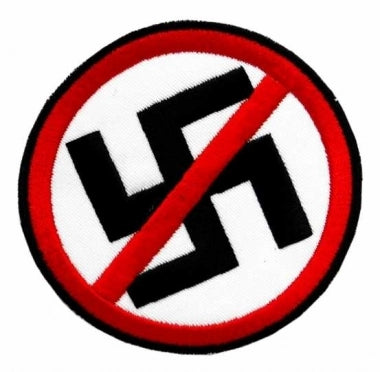 Anti Nazi Patch Aufnäher Rund