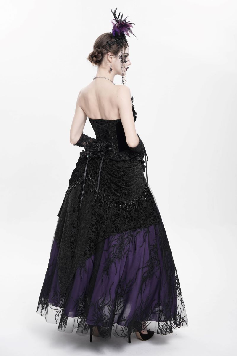 Divine Darkness Skirt Purple Eva Lady