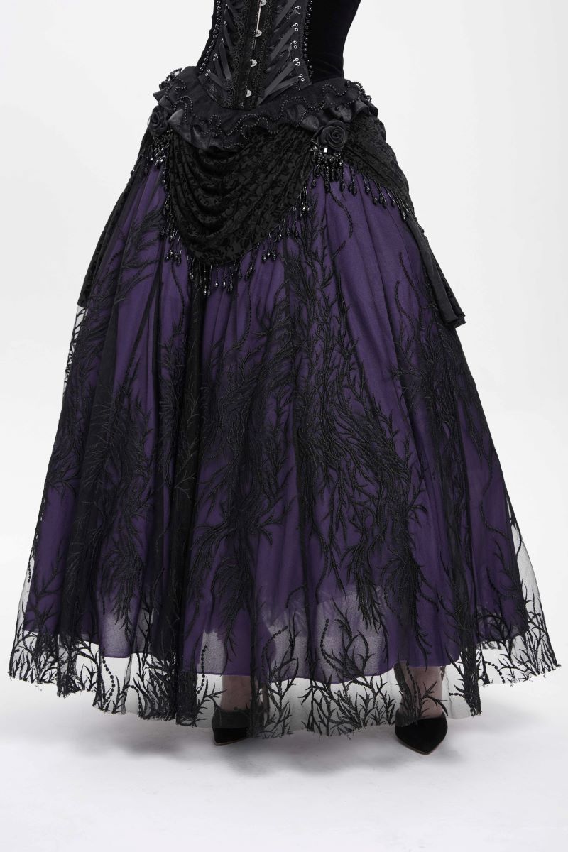 Divine Darkness Skirt Purple Eva Lady