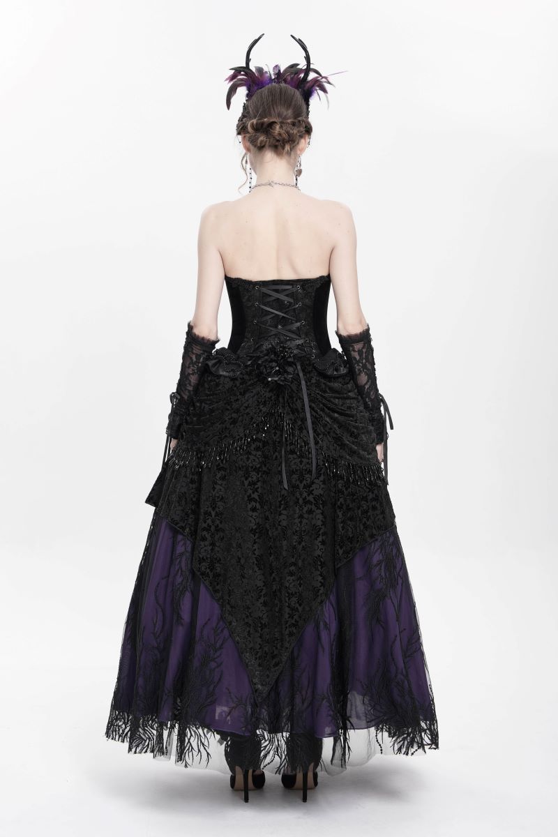 Divine Darkness Skirt Purple Eva Lady