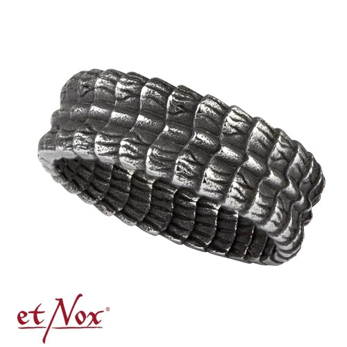 Edelstahlring Drachenhaut Ring von etNox