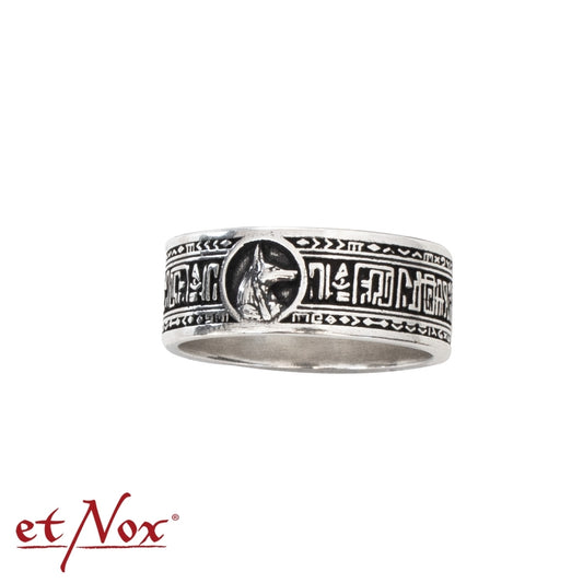 Edelstahlring Anubis Ring von etNox
