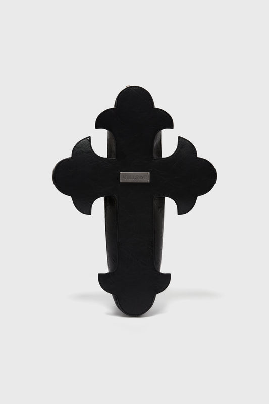 Schwarzer Rucksack Eternal Solstice Backpack Kreuzform von Killstar