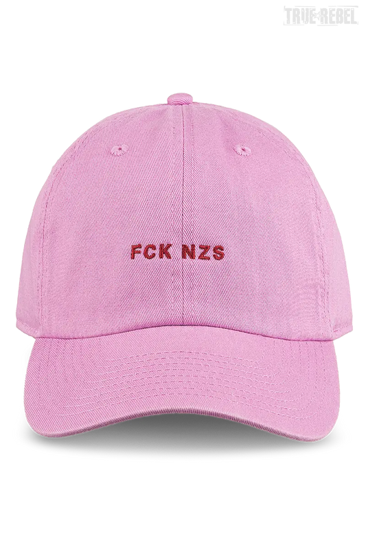 Pinke Kappe FCK NZS Cap Lilac mit kleiner, dunkelpinker Stickerei von True Rebel