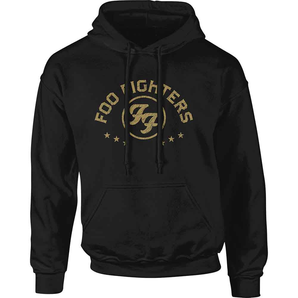 Lizensierter Pullover Foo Fighters Arched Stars Band-Hoodie