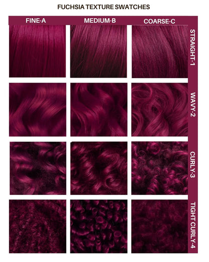semi-permanente Haartönung Fuchsia Pink in dem Farbton kräftiges, dunkles Magenta von Lunar Tides