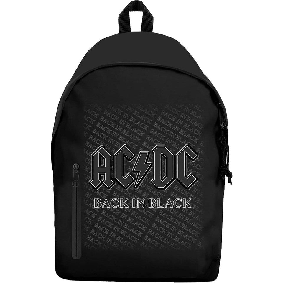 Schwarzer Rucksack AC/DC Back In Black Backpack