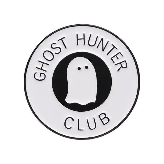 Kleiner Emaille-Anstecker GHOST HUNTER CLUB ENAMEL PIN von Moon Attic