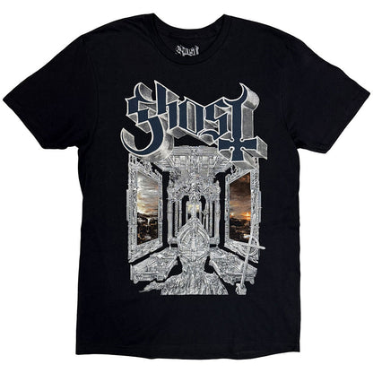Lizensiertes Ghost Skeleta Album Cover '25 Tour Dates Bandshirt mit Backprint