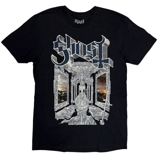 Lizensiertes Ghost Skeleta Album Cover '25 Tour Dates Bandshirt mit Backprint