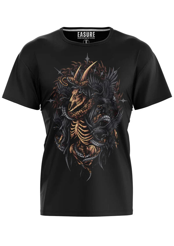 Schwarzes Oberteil GOAT RAVEN Shirt von Easure