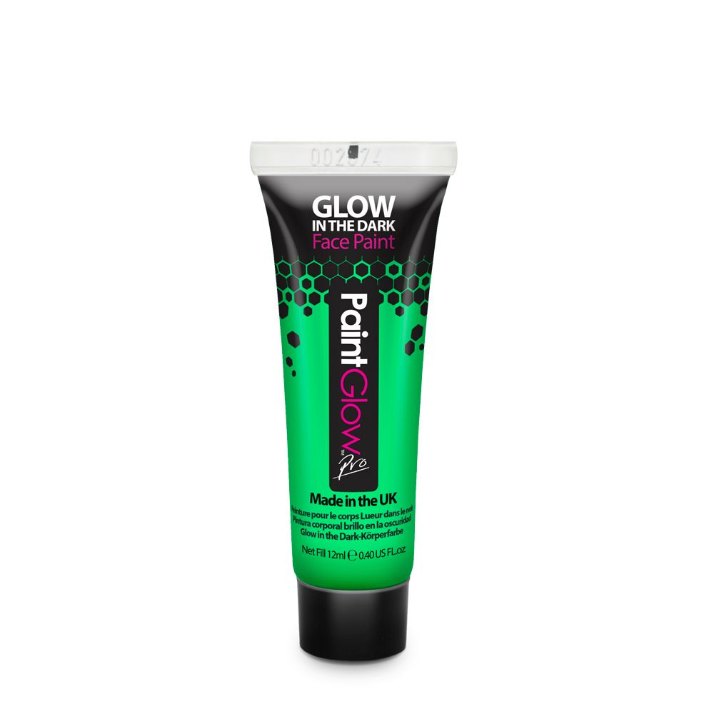 Neongrüne Body Paint-Farbe UV Green Face Paint für Gesicht und Körper von PaintGlow