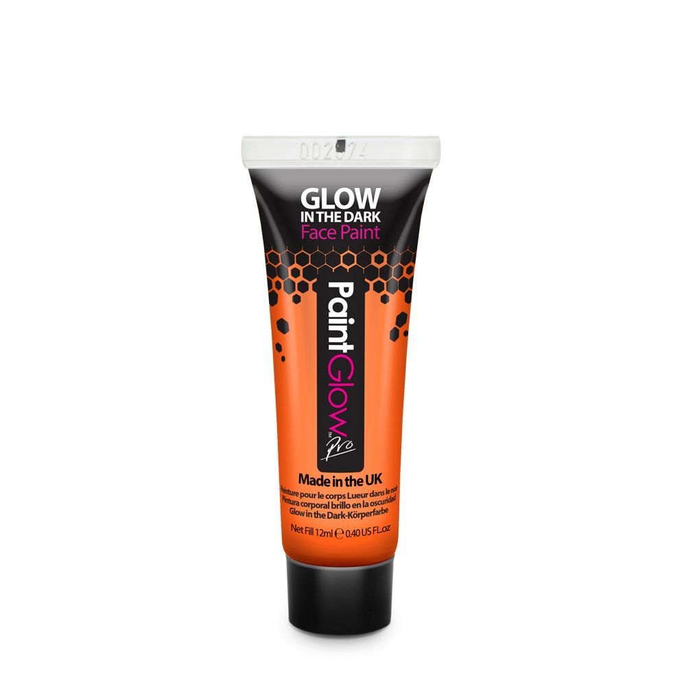 UV Orange Face Paint PaintGlow - Colours Shop