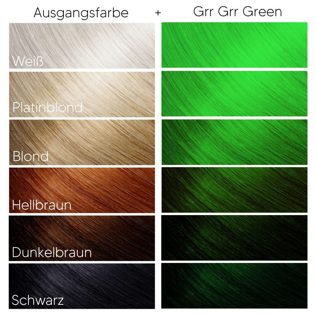 GRR GRR GREEN Hair Color Headshot