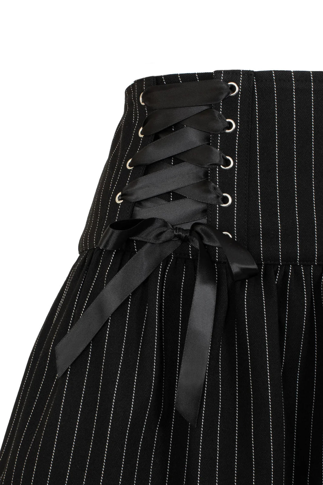 Quinzel-Skirt-Pinstripe- Hellbunny
