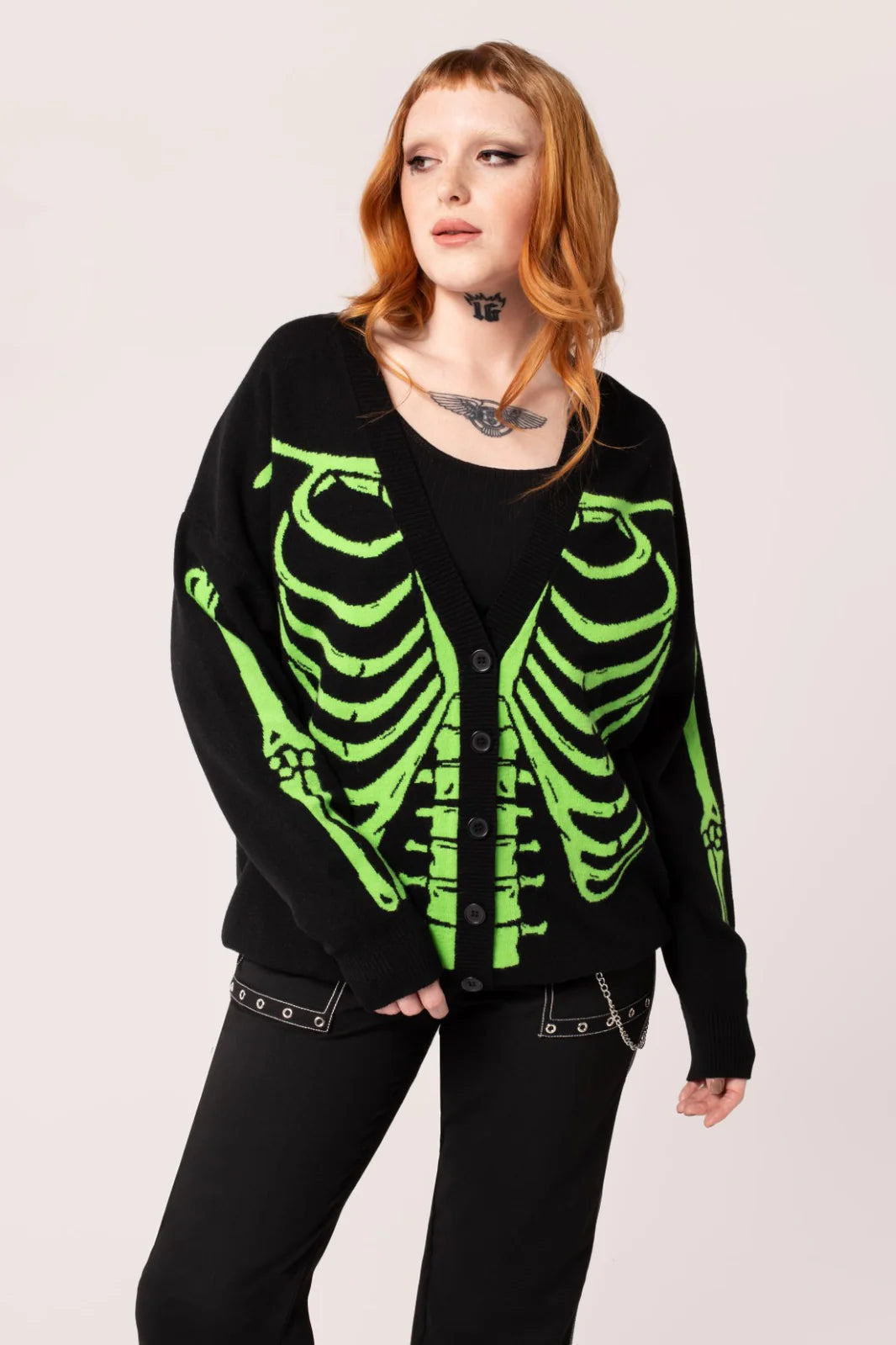 SKELETON CARDIGAN Hellbunny