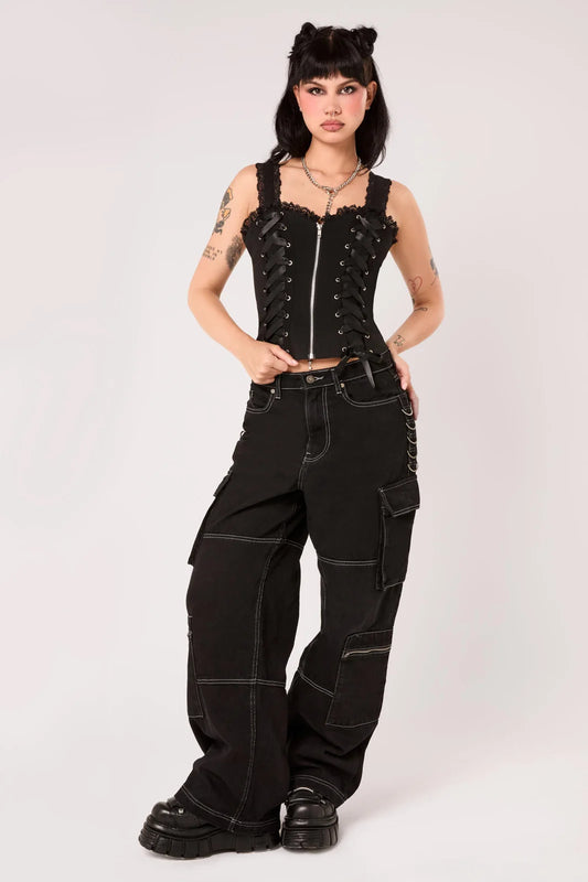 Quinzel black Top
