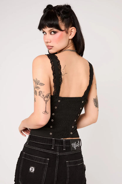 Quinzel black Top