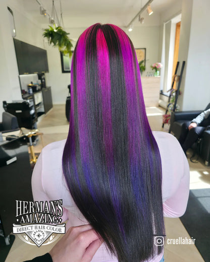 semi-permanente Haartönung ROXY BEET in dem Farbton Lila von Herman's Amazing