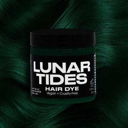semi-permanente Haartönung JUNIPER GREEN in dem Farbton Dunkelgrün von Lunar Tides