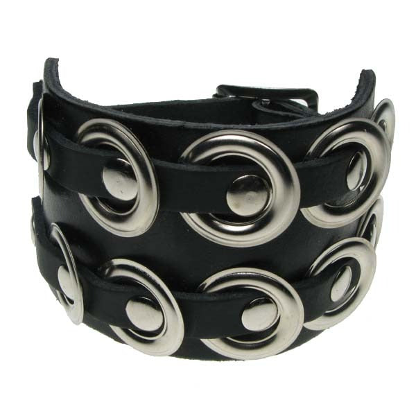 Breites Armband Flachring 2-reihig