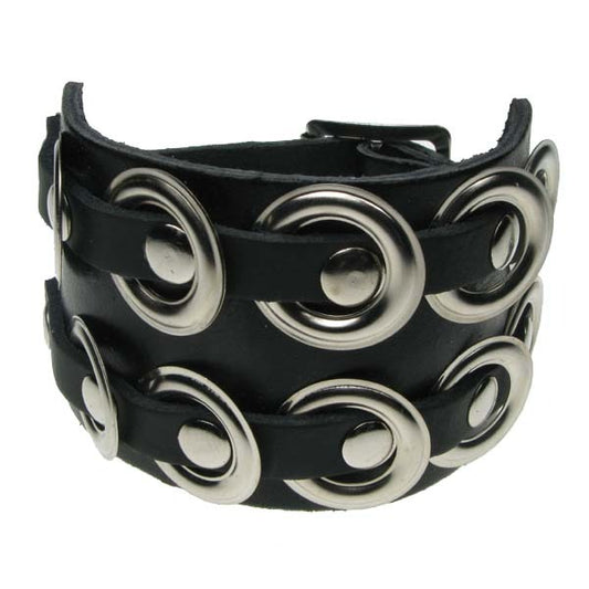 Breites Armband Flachring 2-reihig