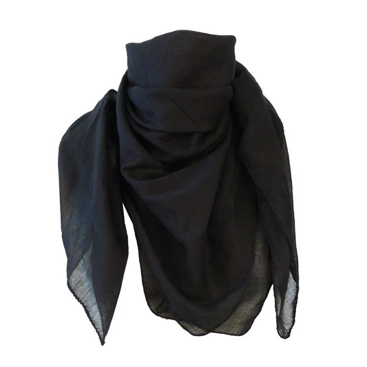 Baumwolltuch Schwarz