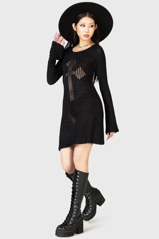 Into The Abyss Cover Up Dress Killstar