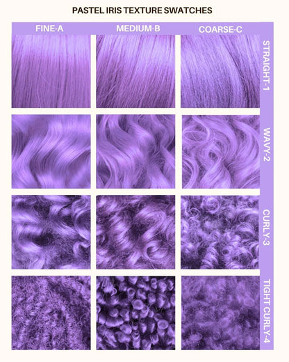 semi-permanente Haartönung Iris Pastel Purple in dem Farbton Pastelllila von Lunar Tides