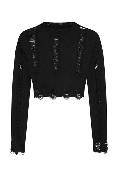 Schwarzer Pullover ROSALIE JUMPER von Banned