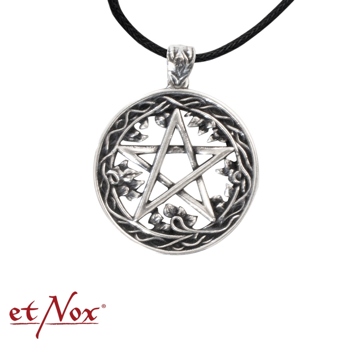 Silberner Kettenanhänger Pentagramm 925 Silber von etNox