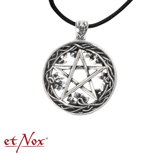 Silberner Kettenanhänger Pentagramm 925 Silber von etNox
