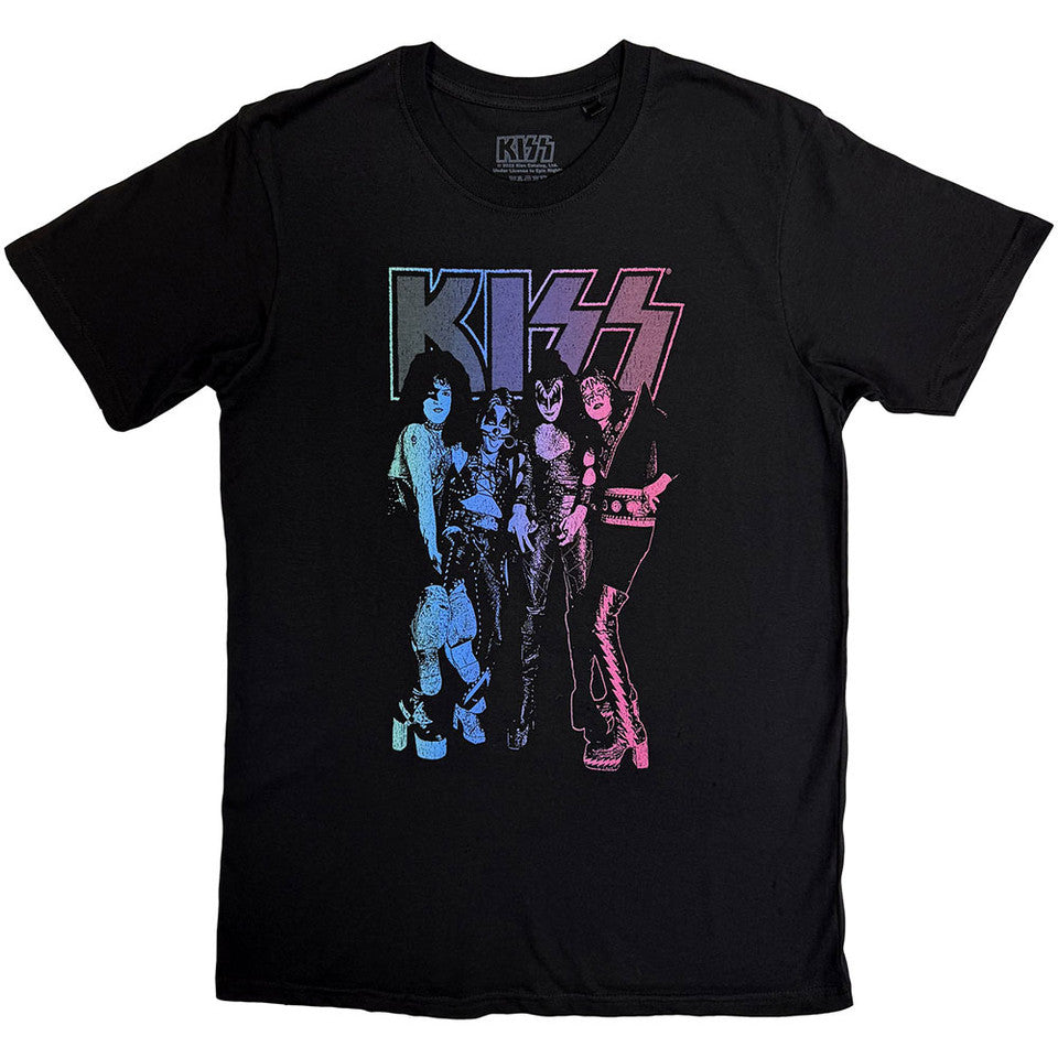 Lizensiertes KISS Purple Band Bandshirt