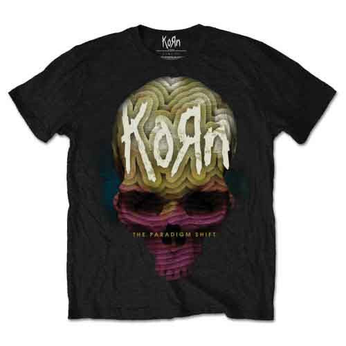 Lizensiertes Korn Death Dream Bandshirt mit Totenkopfprint