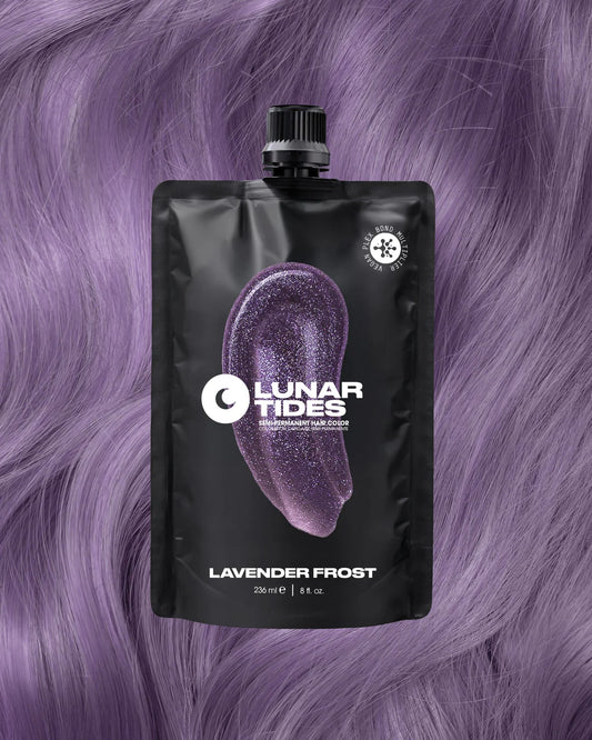 semi-permanente Haartönung Lavender Frost in dem Farbton Pastel Lila mit silbernen Untertönen&nbsp;von Lunar Tides